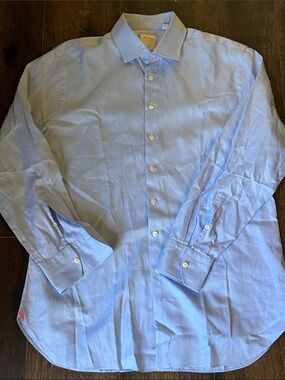 Thomas Pink Light Blue Men's Dress Shirt